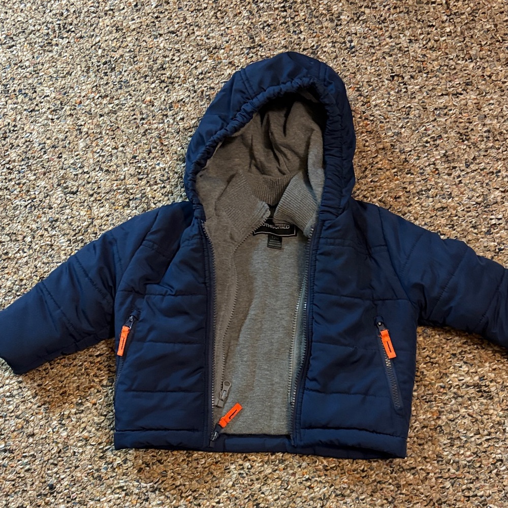 Rothschild Gray Infant Hooded Jacket